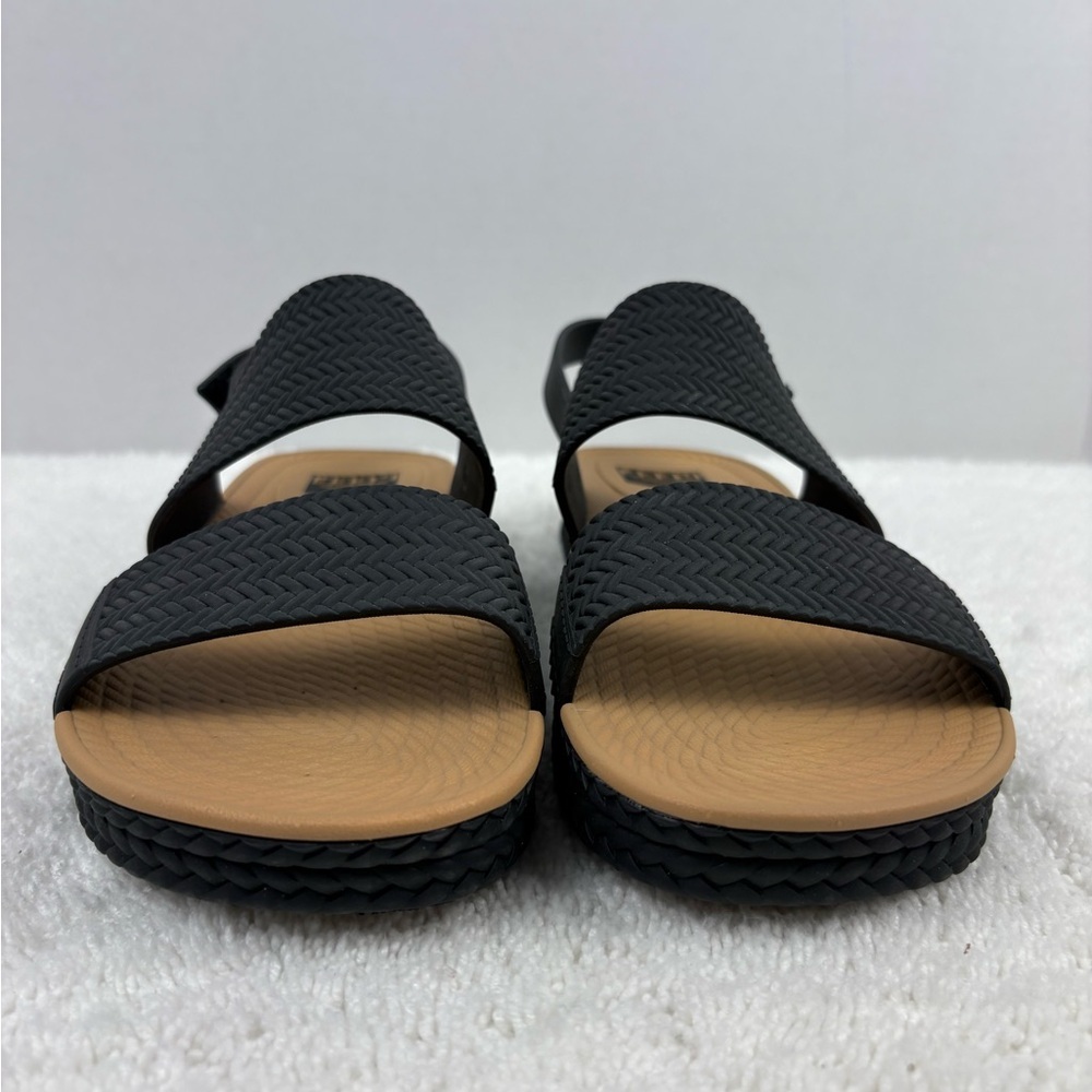Reef Women’s Water Vista Sandals in Black and Tan-Water Friendly Construction - Picture 2 of 8